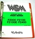 Kubota F2000 F2100 F2100E F2400 Front Mower Tractor Service Shop Repair Manual