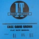 c1960s Case/David Brown Labor Rate I&T Manual Shop Service Tractor 770-1412 2S