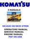 KOMATSU SK1020-5N SKID STEER OPERATORS SERVICE ENGINE SHOP MANUAL PDF USB