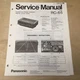 Original Panasonic Service Manual for RC Model Clock Radios ~ Choose One