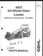 2005 GEHL PARTS MANUAL 480T ALL-WHEEL STEER LOADER