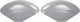 HECASA Fender Flares for Massey Ferguson TE20 TO20 TO30 TO35 150 165 MF285 GRAY