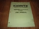 Kioritz Echo Chainsaw Parts Catalogue CS-452VL 898 599-1013 2
