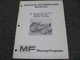 Massey Ferguson MF205 MF205-4 MF210 Compact Tractor Service Repair Manual xz