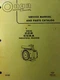 Onan Twin Engine CCKA CCK A-J Tractor Major Overhaul Shop Repair Service Manual