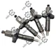 For Perkins Engine D3.152 D4.203 4Pcs Fuel Injector 2645680