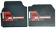 Kenworth T2000 OEM Black Rubber Floor Mats W/Logo 04/1999-2010-2PC All-Weather 