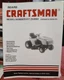 Tractor Owner's Operator, Service, and Repair Parts Manual Craftsman 917.254860