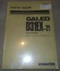 KOMATSU D31EX-21 CRAWLER TRACTOR DOZER PARTS CATALOG MANUAL BOOK S/N 50501-UP