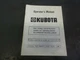 Kubota B2251 B/L2563 Two Stage Snowblower Operator's Manual   70060 70258