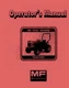 Massey Ferguson MF 1010 MF1010 Hydro Garden Tractor Owner Operators Manual