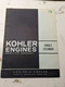KOHLER ENGINES SERVICE REPAIR MANUAL 1967 K91 K181 K141 K161 K241 K601 OVERHAUL
