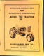 Allis-Chalmers WD 45 Tractor Operating Instructions Repair Parts Manual