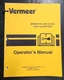 Vermeer BM500/700 with Combo Hitch and BP7000 Operator's Manual 1999