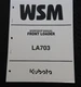 2004-2010 KUBOTA L4400 TRACTOR "LA703 FRONT LOADER" SERVICE REPAIR MANUAL