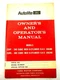 Autolite Owners and Operator's Manual Models C5PF & C5PG Ford Motor Co.1965