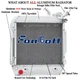 1452142 3 Row Forklift Radiator For Hyster H70XL H80XL H90XL H100XL H120XL