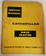 Service Manual Caterpillar DW20 Tractor 1963 57C1-UP 67C1-UP 87E1-UP 88E1-UP