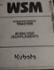Kubota Tractor B7800 HSD Supplement Workshop Manual WSM