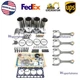 Overhaul Rebuild Kit+Rod For Kubota V3800 Engine M105S M5-091 M5-111 M96S M108S