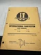 I&T Shop Service International Harvester Manual - IH-31 - 544 656 2544 2656