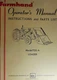 Farmhand 1964 F20-A Front End Bucket Loader Farm Tractor Owner & Parts Manual