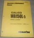 KOMATSU GALEO WA150L-5 WHEEL LOADER OPERATION & MAINTENANCE BOOK MANUAL
