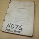 ALLIS-CHALMERS HD-7G Tractor shovel Crawler Parts Manual book catalog list spare