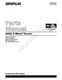 Caterpillar Cat 824G II Wheel Tractor Parts Catalog Manual SEBP3284