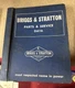 1980&rsquo;s Briggs & Stratton Parts & Service Data Ms-3222 Excellent