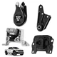 Set of 4 Fit For 2010 Mazda 3 2.0 Liter Engine Motor & Manual Transmission Mount