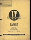 I&T SHOP SERVICE MANUAL OLIVER 99,SUPER 99 AND SUPPER 99GM TRACTORS