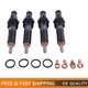 4* 4089468 Fuel Injector for 0432133773 3964919 Cummins Engine QSB4.5 4B3.9