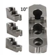 10" inch HARD JAWS for Kitagawa B-210 1.5mm x 60 CNC Lathe Chuck Steel 3pcs Kit