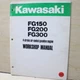 KAWASAKI FG150 FG200 FG300 ENGINE Repair Shop Service Manual guide book workshop