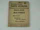 Service Parts Catalog International Harvester ENS-1 Ensilage Machines 1953 VTG