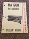 Gehl Company HA1200 Hay Attachment Operator's Manual 
