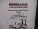 Ingersoll Rand DD-90 90HF 110 Vibratory Compactor Operation & Maintenance Manual
