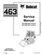 Bobcat 463 Skid Steer Loader Workshop Service Shop Repair Manual 6903711