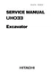 HITACHI UH033 EXCAVATOR SERVICE MANUAL