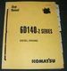 KOMATSU 6D140-2 SERIES ENGINE SERVICE SHOP REPAIR WORKSHOP MANUAL