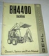 Gehl BH4400 4400 Backhoe Operators/Owners/Service/Parts Manual ORIGINAL! 3/74