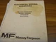 Massey Ferguson MF 285 1085 1105 1135 1155 Tractor Electrical Wiring Diagrams