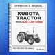 KUBOTA L305 L345 L355SS OPERATORS MANUAL TOUGH FASTENED - PROTECTIVE COVERS