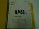 Komatsu WA450-3 Wheel Loader Shop Manual BINDER HEAVY EQUIPMENT OEM DEAL