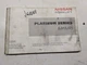 NISSAN FORKLIFT OPERATORS MANUAL PLATINUM SERIES L01/L02 2004 L012-E
