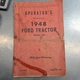 1948 Ford Tractor Model 8N Operator's Manual 3729-48-H