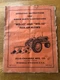 Vintage 1951 Allis Chalmers WD52 And WD53 Pick Up Operating Manual TM-59 A