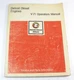 Detroit Diesel Allison Engine V-71 Operators Operation Maintenance Manual Book
