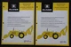 (2) 1965 "OLIVER 1550 TRACTOR LOADER BACKHOE" SPECIFICATIONS BROCHURE VERY NICE